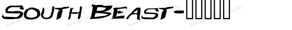 South Beast字体转换
